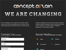 Tablet Screenshot of conceptdezain.com